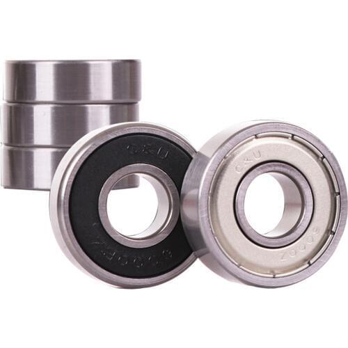 10pcs 608 03 04 05 06 07 84 Double Shielded Miniature High-carbon Steel Single Row ABEC-5 Deep Groove Ball Bearing 8*22*7 MM ZZ