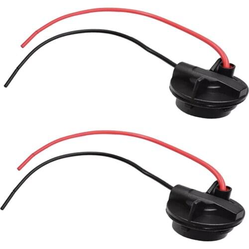 2Pcs 150 Degrees Brake Turn Signal Light Bulb Socket Wiring Harness Plug Adapter Connector Fit For BAU15S 7507AST PY21W 6671SV