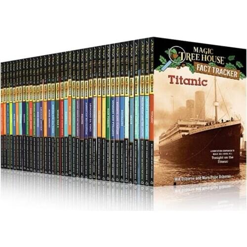 40 Books/Set MAGIC TREE HOUSE Fact Tracker English Reading story Childrens Books students interesting science books