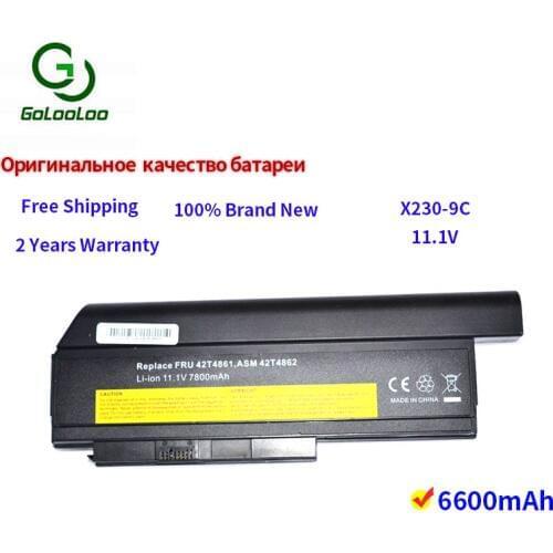 Golooloo 9 cells laptop battery for Lenovo ThinkPad X220 X220i X220s X230 X230i X230S 45N1025 45N1024 45N1028 45N1029 45N1020