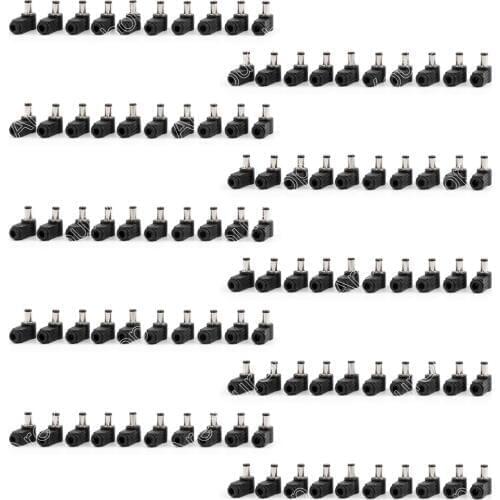 Areyourshop 100 Pcs 5.5 X 2.1mm X 9mm DC Socket Jack Right Angle Charger Power Plug Solder