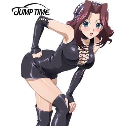 JumpTime 13cm x 9.5cm Car Stickers High School DxD Anime Beauty Vinyl Car Decal Window Wiper Decal Car Styling Accessories