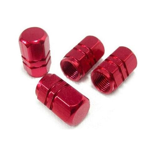 Car Motorcycle 4 Color 2Pcs Electrombile Tire Valve Stem CNC Modification Tire Valve Stem Leak Proof Air Nozzle Cap Polish Rim
