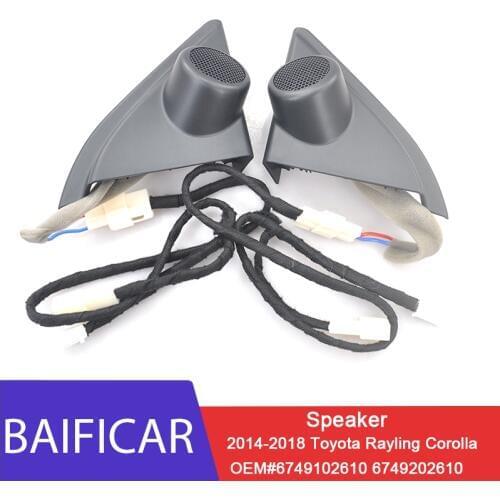 Baificar Brand New Genuine High Quality Triangular Plate Horn Tweeter Speakers For 2014-2018 Toyota Rayling Corolla
