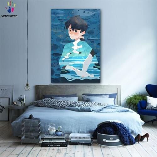 DIY colorings pictures by numbers with colors Cartoon illustration picture drawing painting by numbers framed Home