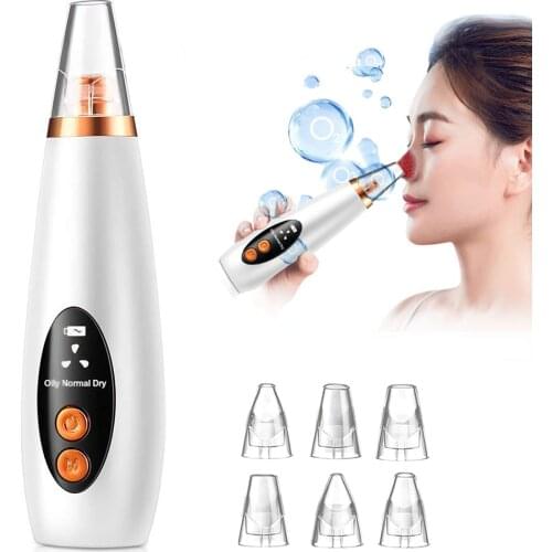 Electric Blackhead Remover Vacuum Pore Cleaner Electric Cleanser Face Deep Pore Acne Pimple Removal Vacuum Suction Beauty Tool