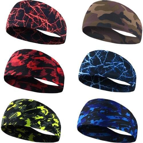 Fitness Sports Sweatband Headband Tennis Badminton Running Jogging Sweat Band Male Women Yoga Gym Hairband Head Band