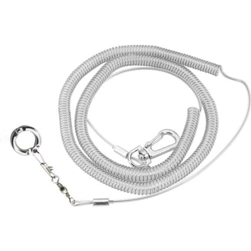 M Flexible Bird Leash With Leg Ring Ultralight Parrot Bird Harness Antibite Outdoor Flying Training Rope For Macaw 4585MM Modern