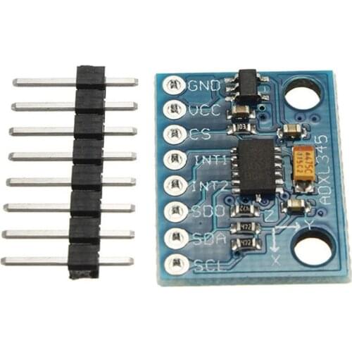 GY-291 ADXL345 Digital triaxial acceleration of gravity inclination Module IIC / SPI transmission For Arduino