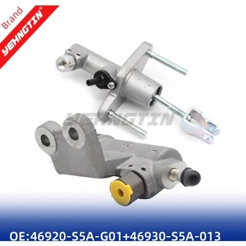 OEM 46920-S5A-G01+46930-S5A-013 Clutch Master & Slave Cylinder Kit For Honda Civic 2001-2005 1.7L Manual Transmission