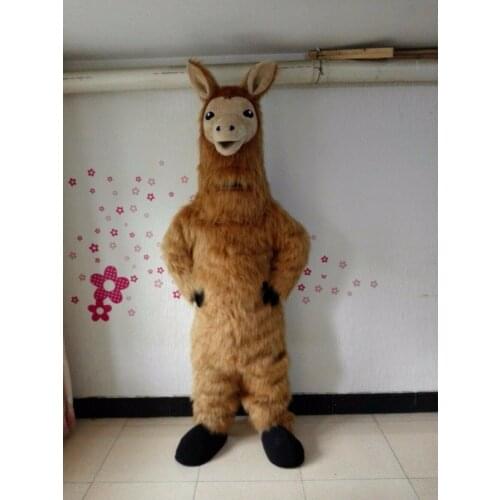 Llama Mascot Costume Suit Cosplay Party Fancy Dress Outfits Clothing Advertising Carnival Halloween Easter Festival Adults Suit