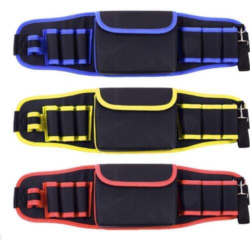 Multifunction Durable Hardware Canvas Tool Bag Electrician Tool Bags Belt Utility Kit Pocket Pouch Organizer Bag