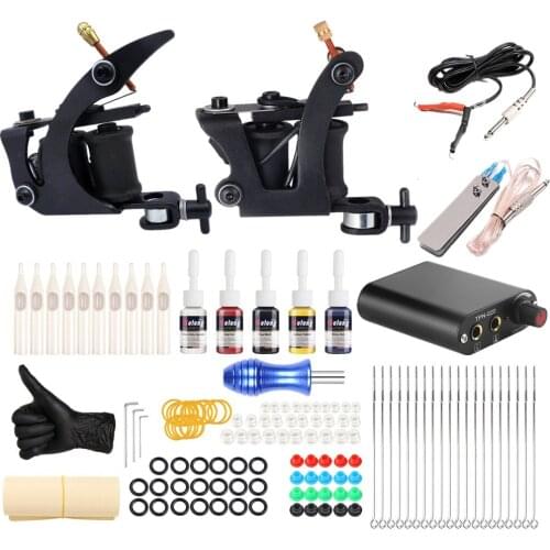 Professional Tattoo Machine Kit Cut and Fog Coil Tattoo Machine Tattoo Equipment Body Art Beginner Tools Beauty Salon Products