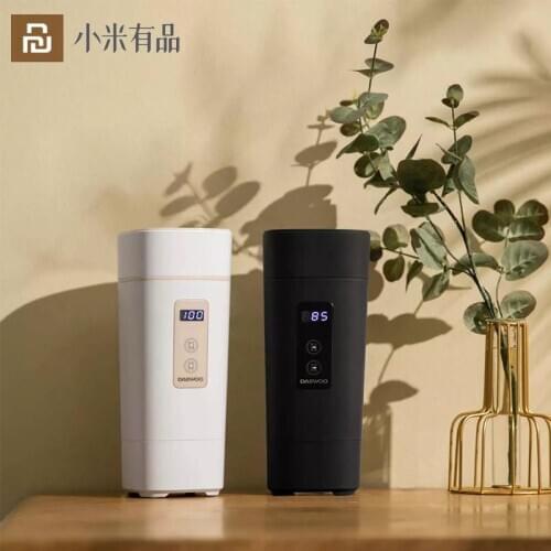 New Youpin Daewoo Portable Electric Kettle 450ML 316 Stainless Sealed Leak-Proof 24H Keep Warm Soaking Milk Tea Hot Water Bottle