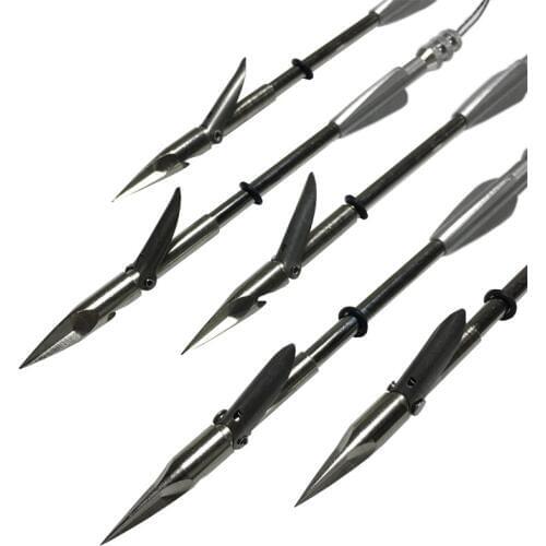 10pcs darts arrow slingshot accessories fish hunting slingshot bullets triangle darts