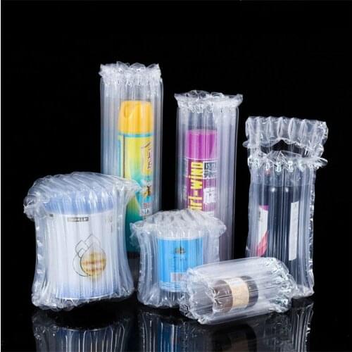 Length 50M Poly Air Bubble Column Package PouchPuff Inflatable Bag Express Pack Airbag Anti Pressure Shockproof Storage Bag