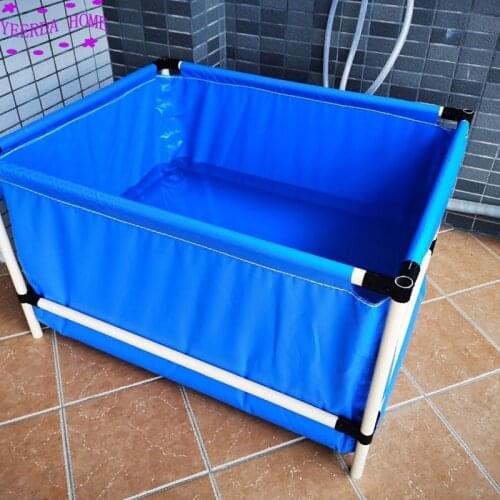 With strong frame Above Ground Goldfish Pond Outdoor Rectangle Fish Tank Backyard Koi Fish Pond For Sale