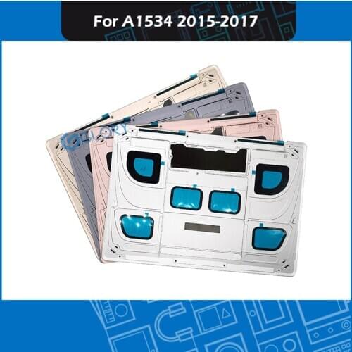 Grey/Silver/Rose Gold/Golden Bottom Case For Macbook Retina 12" A1534 Lower Cover Bottom shell 2015 2016 2017