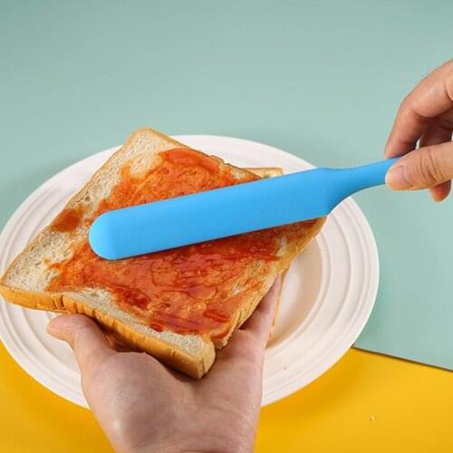 Silicone Spatula Food Grade Easy To Wash Long Spatula Cream Trowel