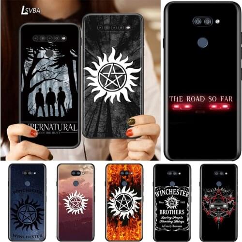 TV Supernatural Logo For LG K92 K62 K52 K42 K31 K22 K71 K61 K51S K41S K30 K20 G8 G8S G8X ThinQ Silicone Phone Case