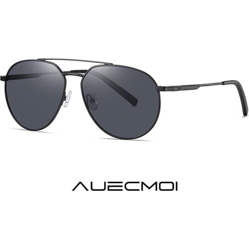 Classic Vintage Fashion Pilot Polarized Sunglasses For Men 2021 Driving Travel Metal Luxury Brand Designer Sun Glasses UV400