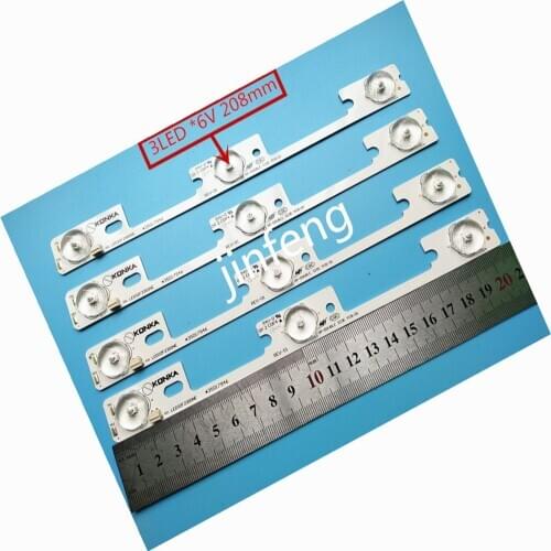 8PCS/LOT new and original for Konka LED32F2300NE LED32F2300FX light bar 35017946 35017948 backlight lamp LED strip 6v
