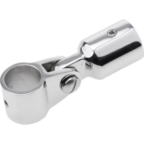 MARINE YACHT BOAT STAINLESS STEEL 1” 19mm EYE END CAP FOR BIMINI TOP FITTING