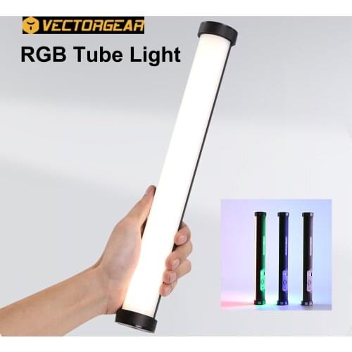 Vectorgear RGB Tube Light bi-color 2600K-6000K LED RGB Photography Lighting Tube Handheld Stick CCT HSL Photo Video Camera Light