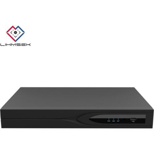 Lihmsek High-End H.265/H.264 CCTV NVR 16CH/32CH Network Digital Video Recorder with Real 16CH POE Port Can access 6MP IP Cameras