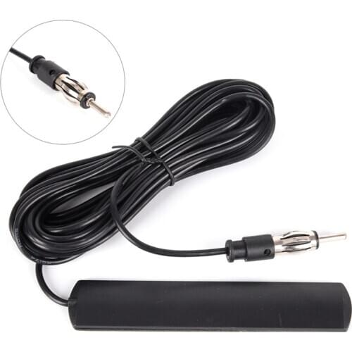 Waterproof Car Aerial Antenna FM Radio Amplified Slim Hidden Mount On Car Roof Small
