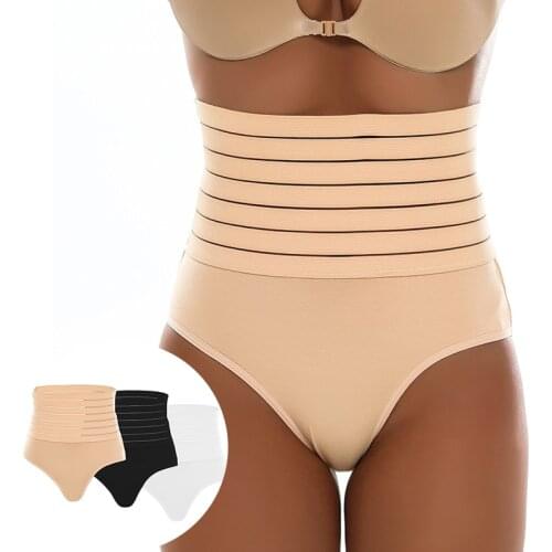 Women High Waist Shaping Panties Breathable Body Shaper Slimming Tummy Underwear Butt Lifter Stretch Seamless Panties Shaperwear