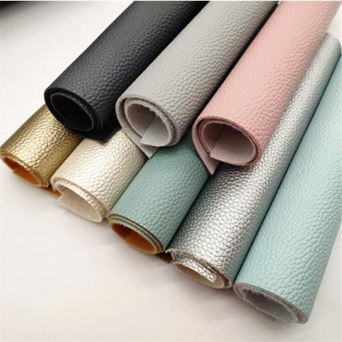 19*30CM soft solid color lichi synthetic leather sheet fabric for bow and bag 09-H397