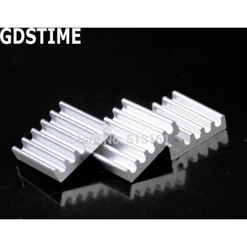 30 PCS Gdstime Aluminum Heatsink VGA Card RAM Memory Heat Sink Cooling Cooler 13x13x3mm