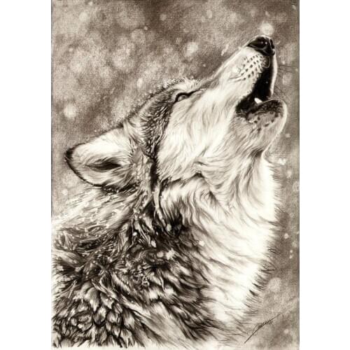5D DIY Diamond Embroidery Wolf DIY Needlework Diamond Painting Cross Stitch 5D Rhinestones Mosaic Painting Home Decor