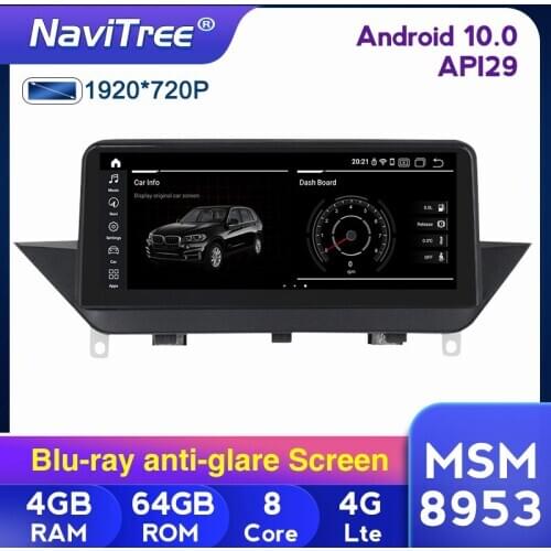 Factory Price 10.25"HD Android 10.0 Car dvd player For BMW X1 E84 2009~2015 Car Stereo Audio BT GPS Navigation Multimedia System