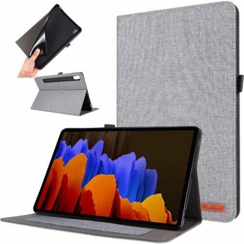 Case For Samsung Galaxy Tab S7 Plus 12.4 Case SM- T970 T975 Book Cover For galaxy Tab S7 11 inch 2020 SM-T870 T875 Tablet Case