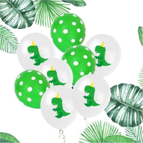 Dinosaur Latex Confetti Balloons Dinosaur Party Decoration Baby Birthday Dino Party Animal Balloon Jungle Safari Decorations