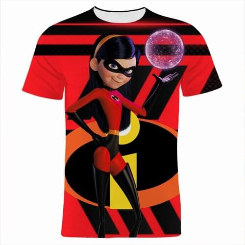 3D print New Fashion Children The Incredibles T-shirts New Summer Casual Mens t-shirt harajuku women short sleeve shirts