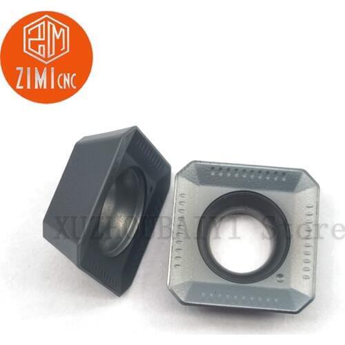 SEKT1204AFTN square CNC milling blades are used for KM milling cutters, high hardness and wear-resistant milling machine blades