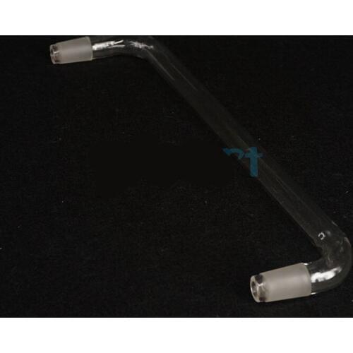 19/26 24/29 29/32 Joint 105 degree to 75 degreeLab Glass Distillation Adapter Bend Tube