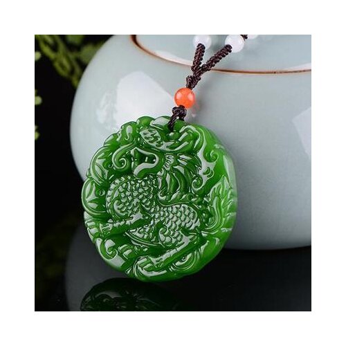 Hetian jadees Animal Pendant female Jasper Kirin Necklace Pendant Fashion birthday gift Amulet