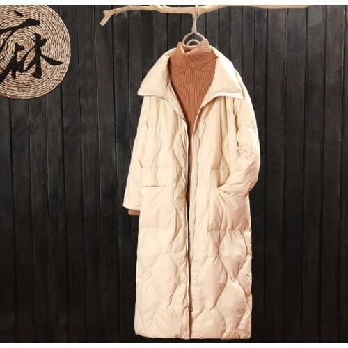Down Coat Autumn And Winter White Duck Down Coat zipper Warm Parka 2020 Women Ultra Light Down Jacket