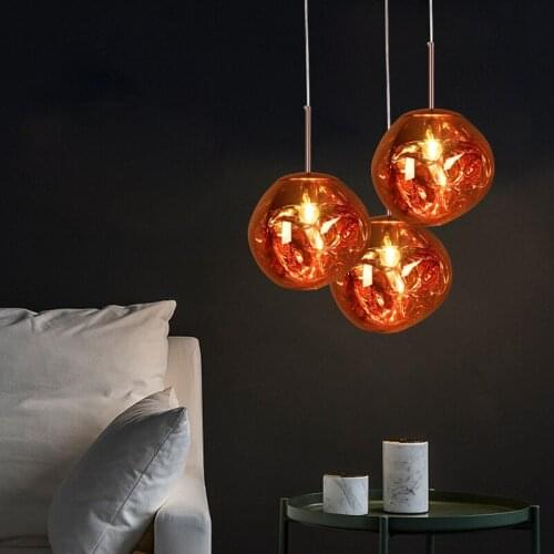 Nordic Villa Loft Lava LED Lighting Modern Design PVC Pendant Lamp Living Room Restaurant Cafe Bar Lamp Kitchen Hanging Lights