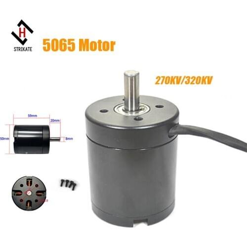 Heavy Duty C5065 KV270 KV320 Brushless Sensored Motor Electric Skateboard Motor