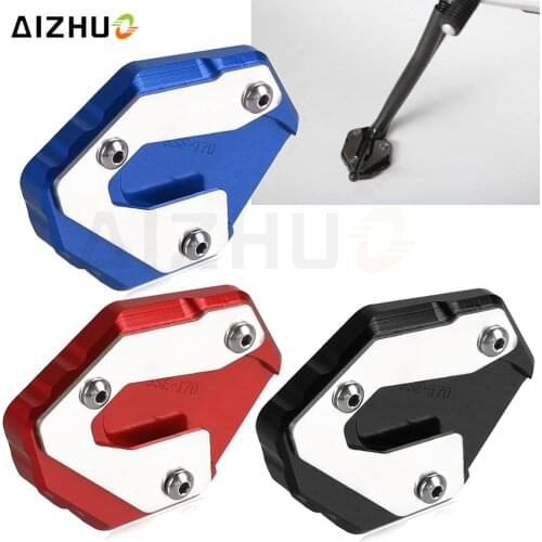 Foot Side Stand Extension FOR YAMAHA MT-09 FJ-09 Tracer 900 GT XSR900 MT09 2021 Motorcycle Kickstand Pad Support Plate Enlarge