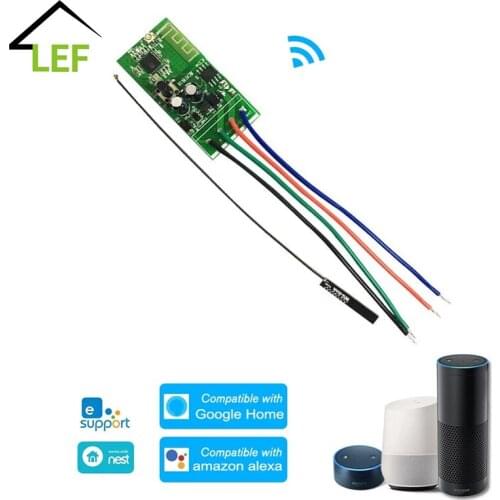 EWelink WiFi Smart Switch 12V DC Wifi Relay Electronic Lock Module APP Control Smart Lock Module Works Alexa Google Home IFTTT