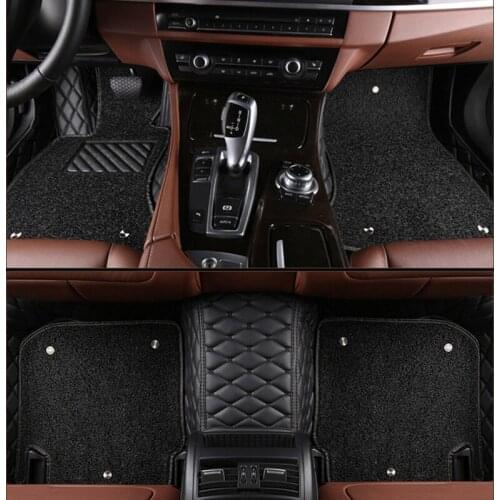 High quality double car floor mats for Bmw E63 6 Series E64 F12 F13 F06 G32 640i 645Ci 650i XDrive CAR Accessories Rugs