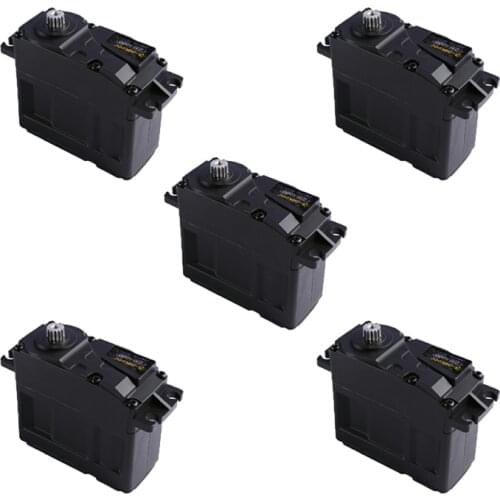 5PCS K-power DM4000 50KG High Torque 8.4V High Voltage High Speed DC Digital Servo for RC 1:5 Scale 4WD Buggy Car