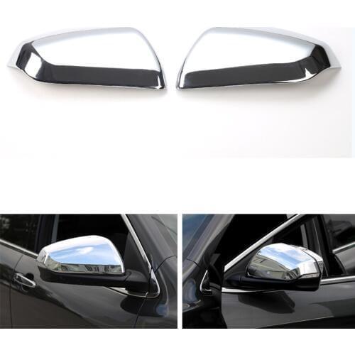 YAQUICKA 2Pcs/set Car Exterior Rearview Mirror Cover Trim Sticker Styling For Chevrolet Equinox 2017+ Car-covers ABS