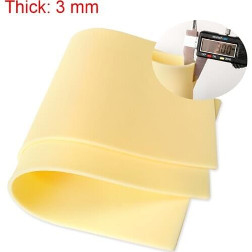 10Pcs 29.5 cm x 14.5 cm Permanent Eyebrow Makeup Silicone Tattoo Practice Skin 3cm thick Premium Blank for Beginners